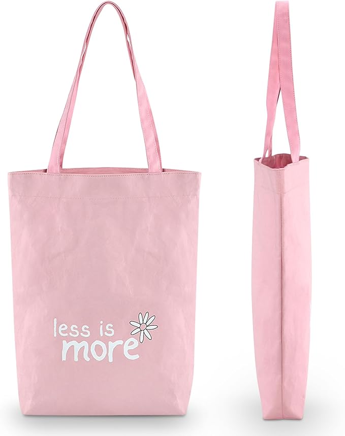 Washable Kraft Paper Shoulder Bag - Large Strap: 62 CM  24.4 in